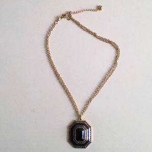 Black & Gold Geometric Pendant